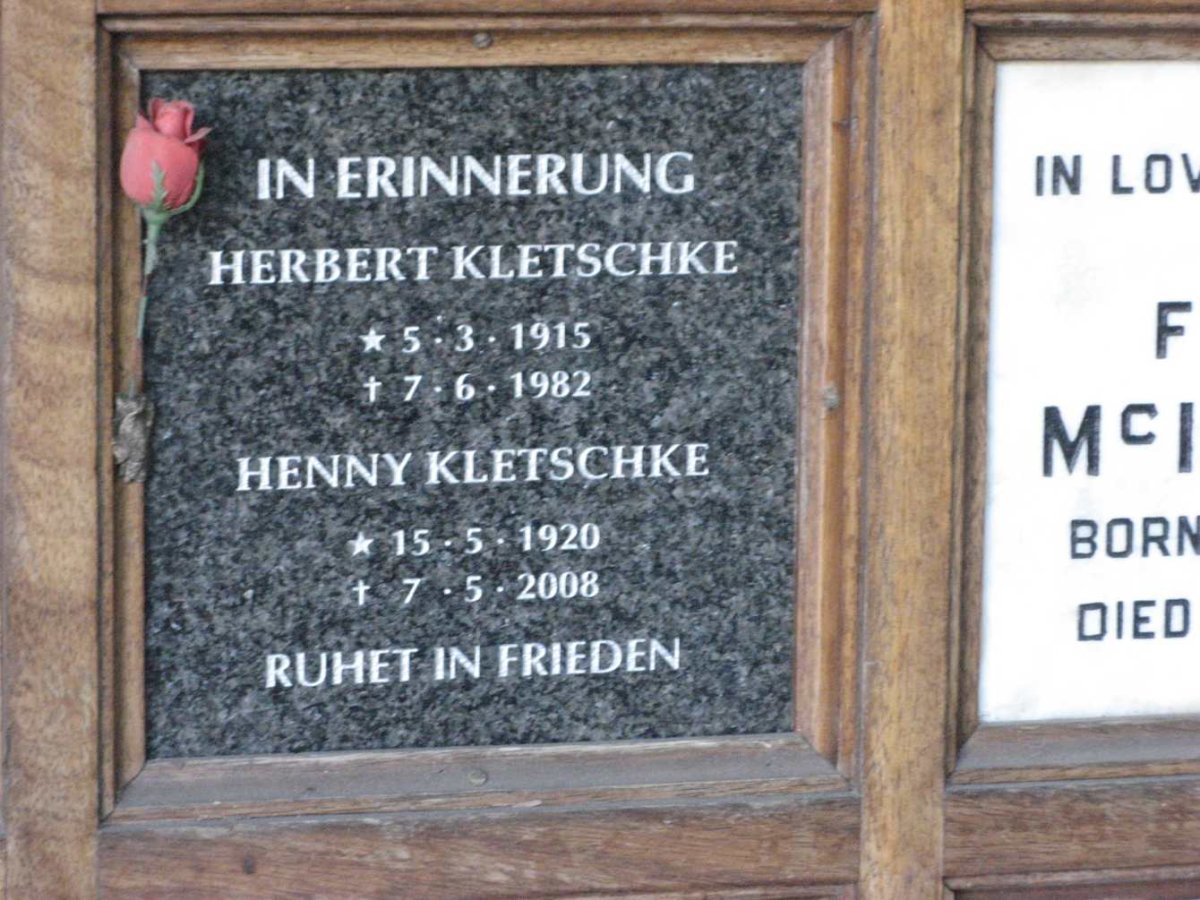 KLETSCHKE Herbert 1915-1982 &amp; Henny 1920-2008