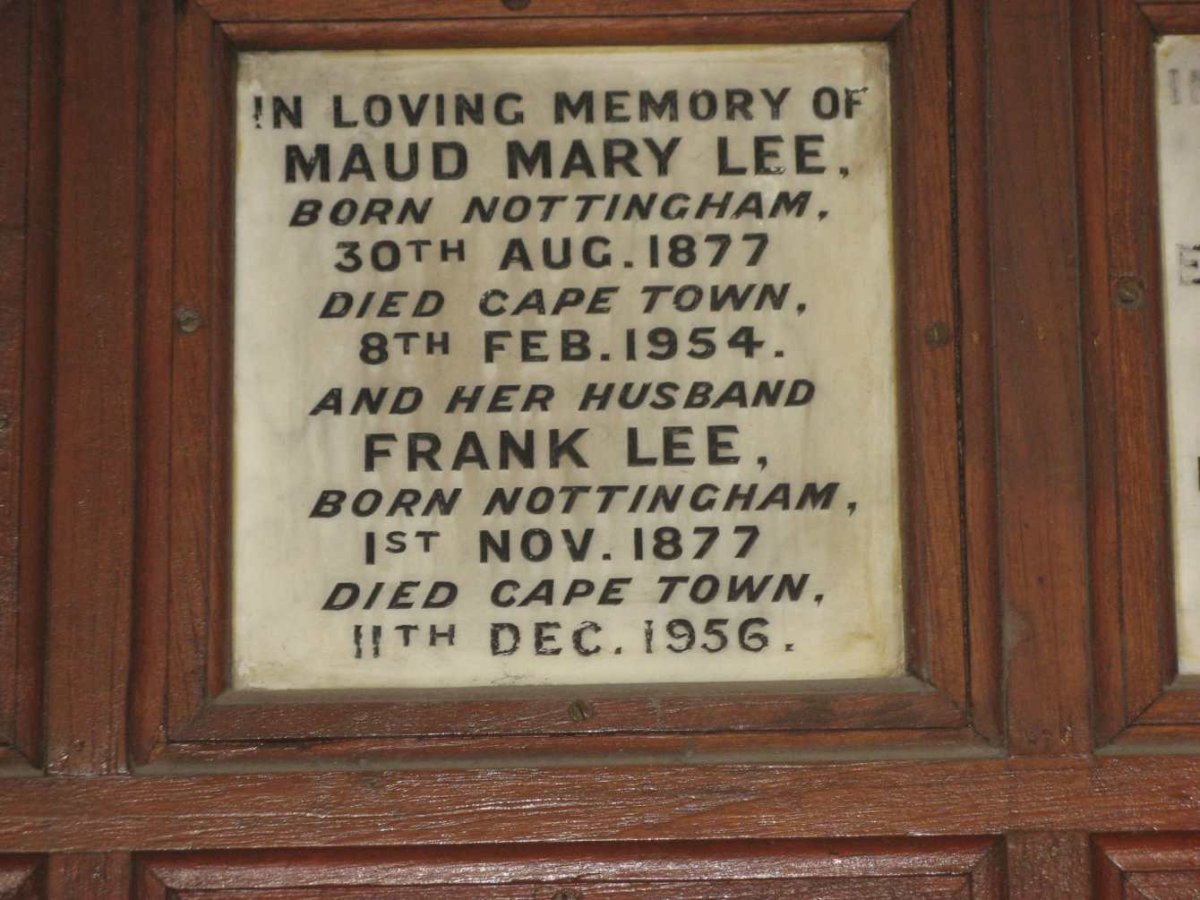 LEE Frank 1877-1956 &amp; Maud Mary 1877-1954