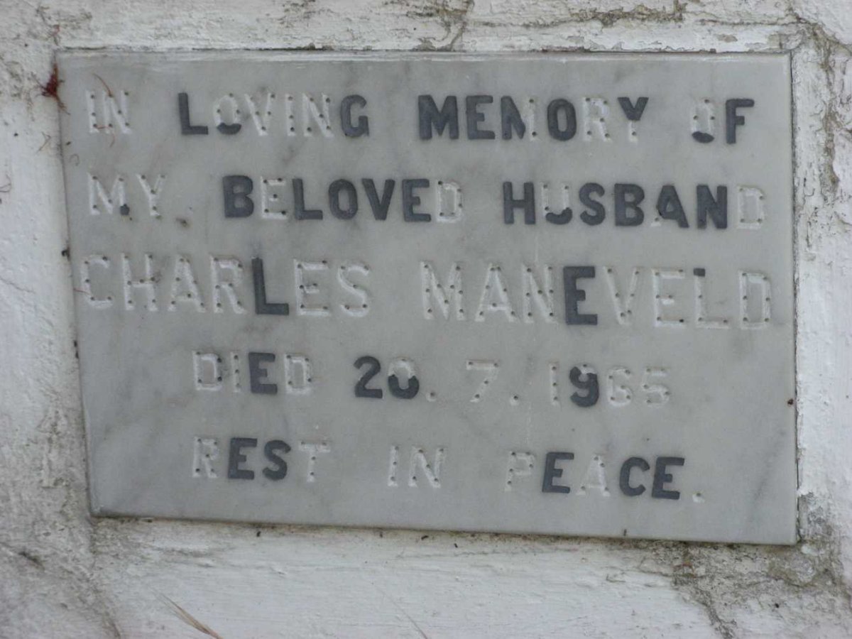 MANEVELD Charles -1965