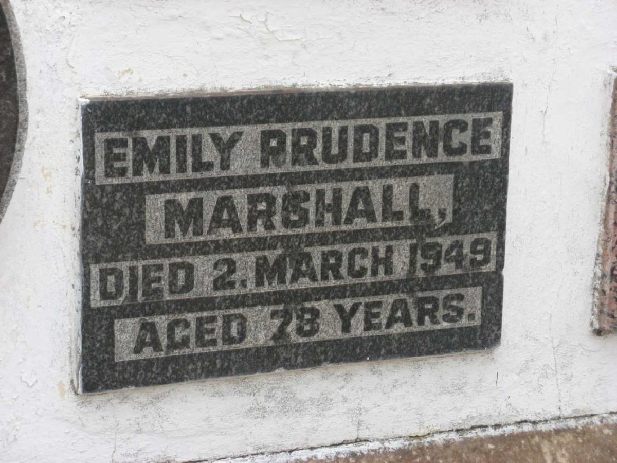 MARSHALL Emily Prudence -1949