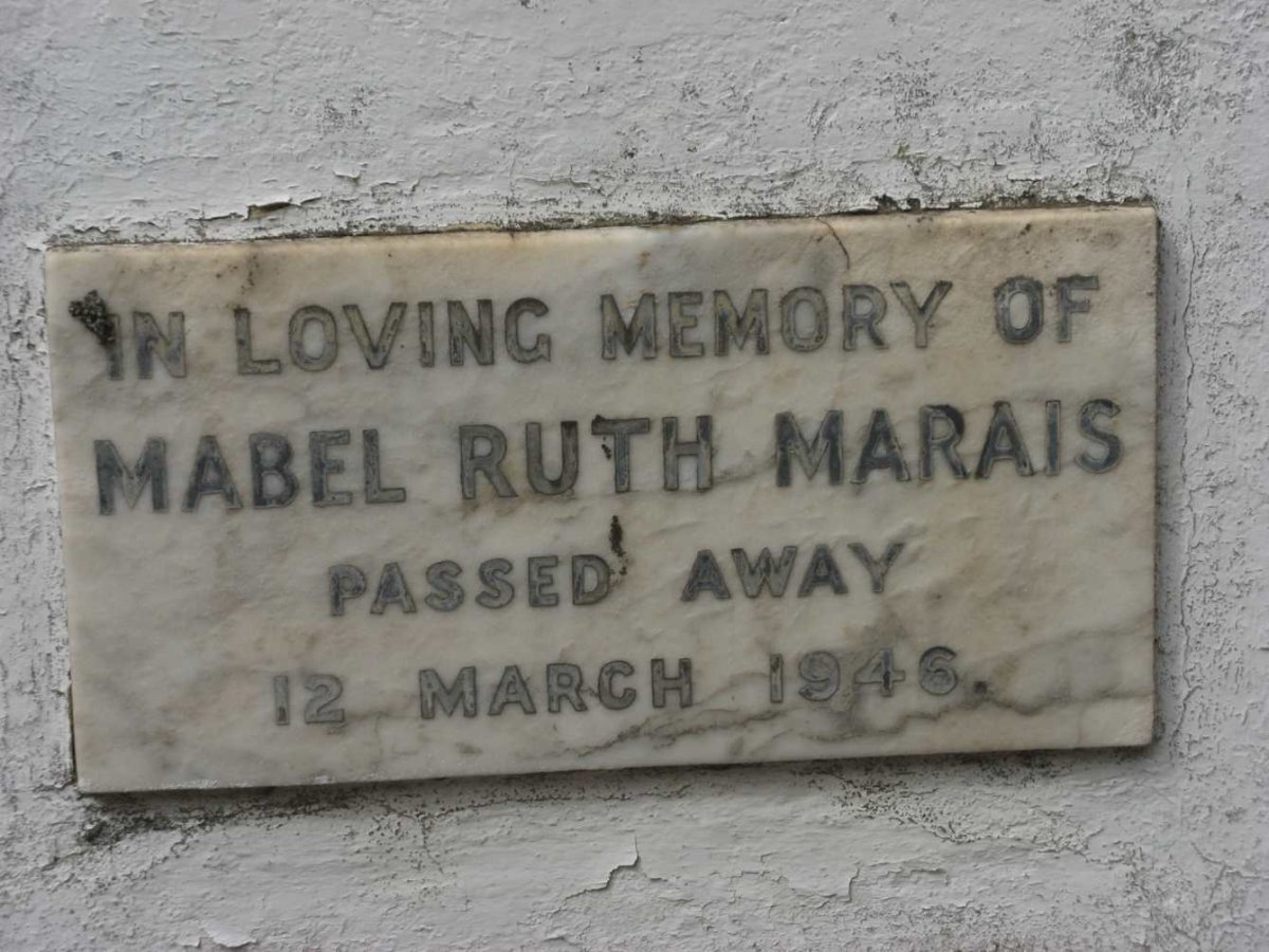 MARAIS Mabel Ruth -1946