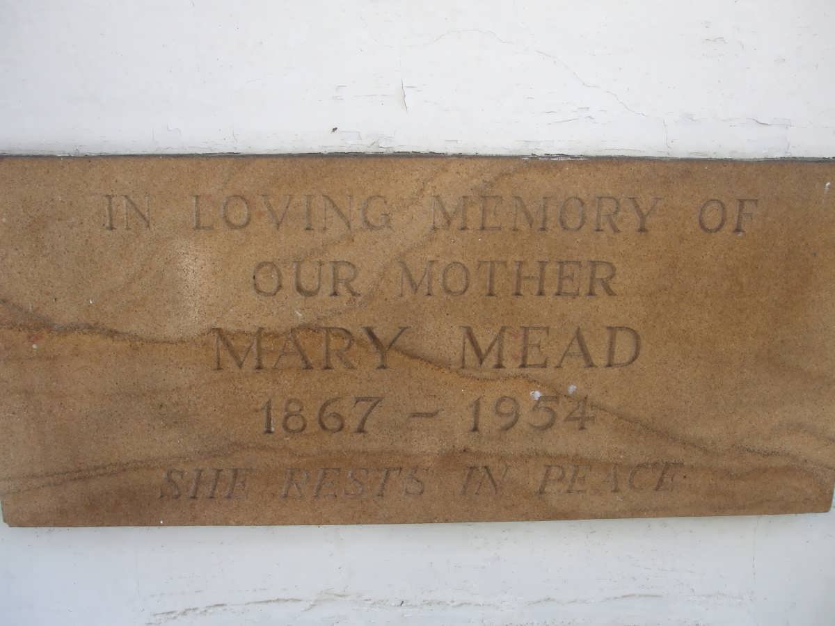 MEAD Mary 1867-1954