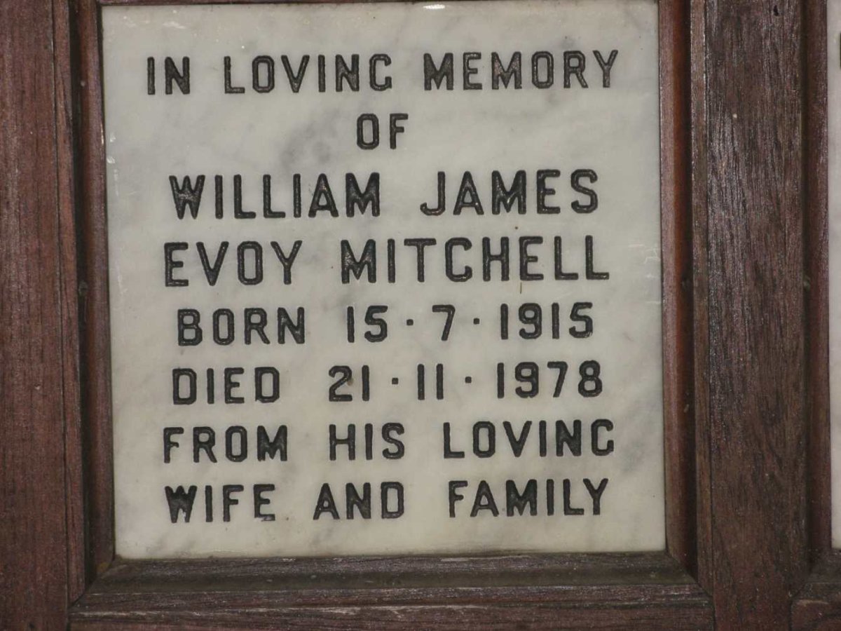 MITCHELL William James Evoy 1915-1978