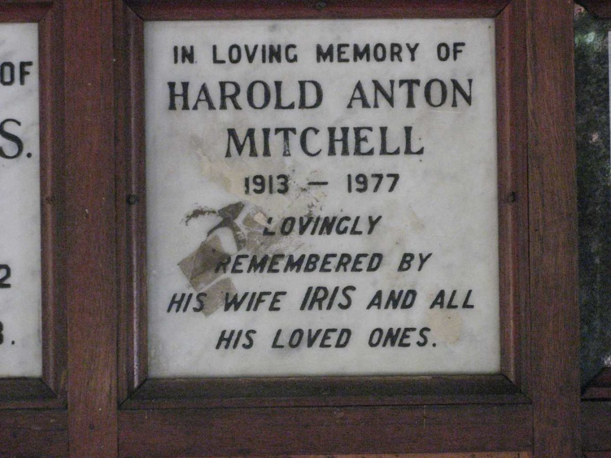 MITCHELL Harold Anton 1913-1977