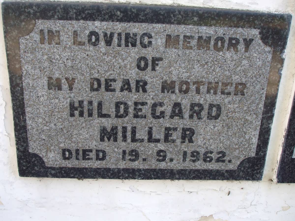 MILLER Hildegard -1962