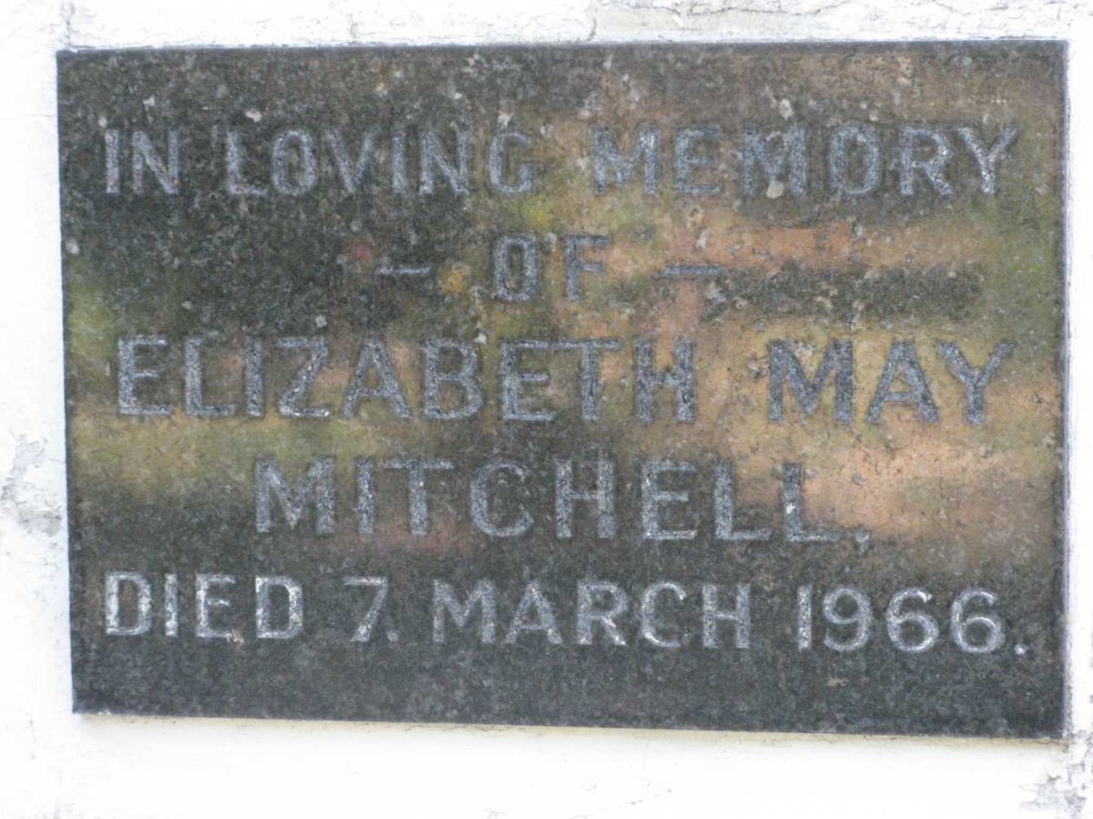 MITCHELL Elizabeth May -1966
