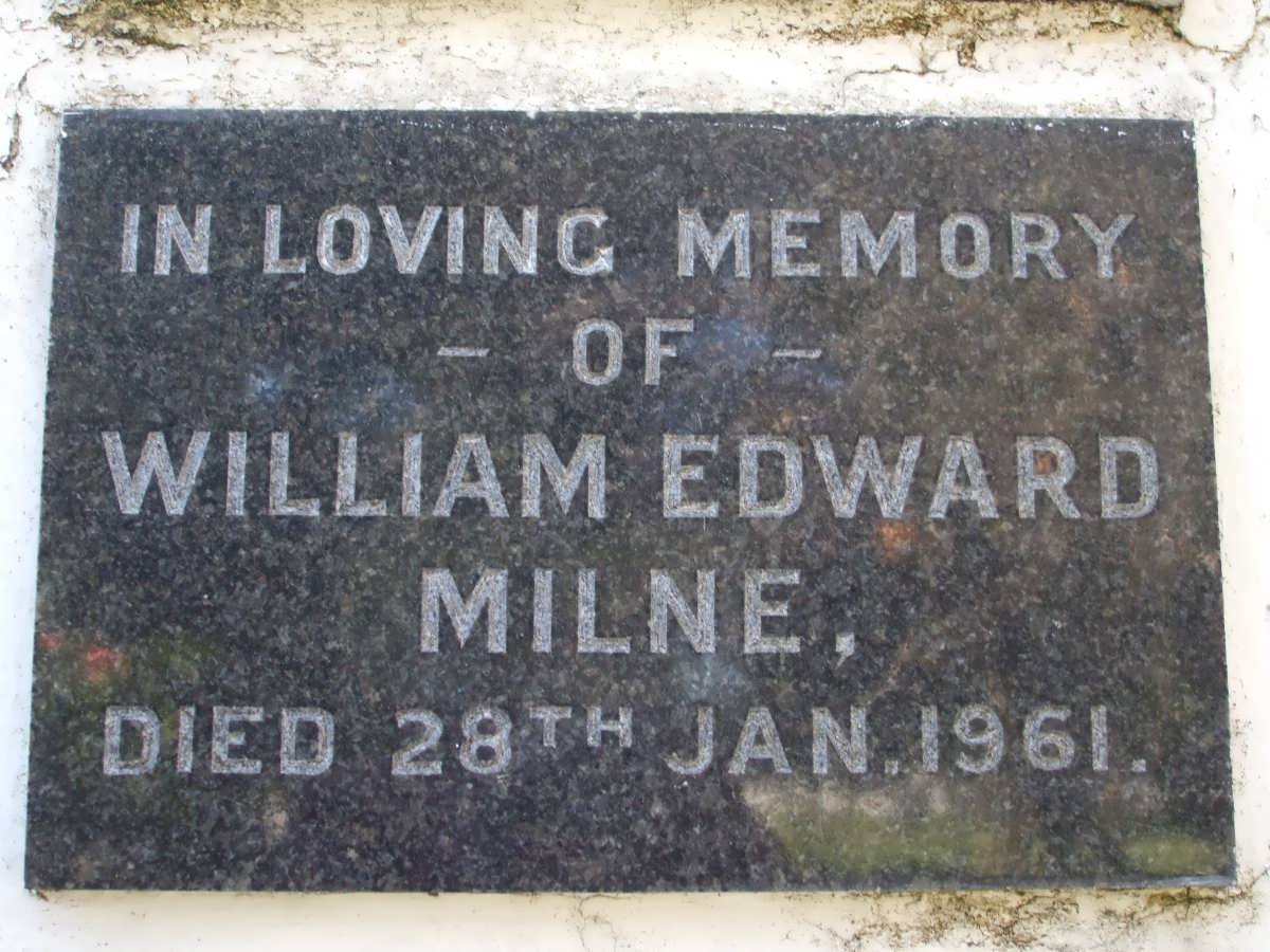 MILNE William Edward -1961