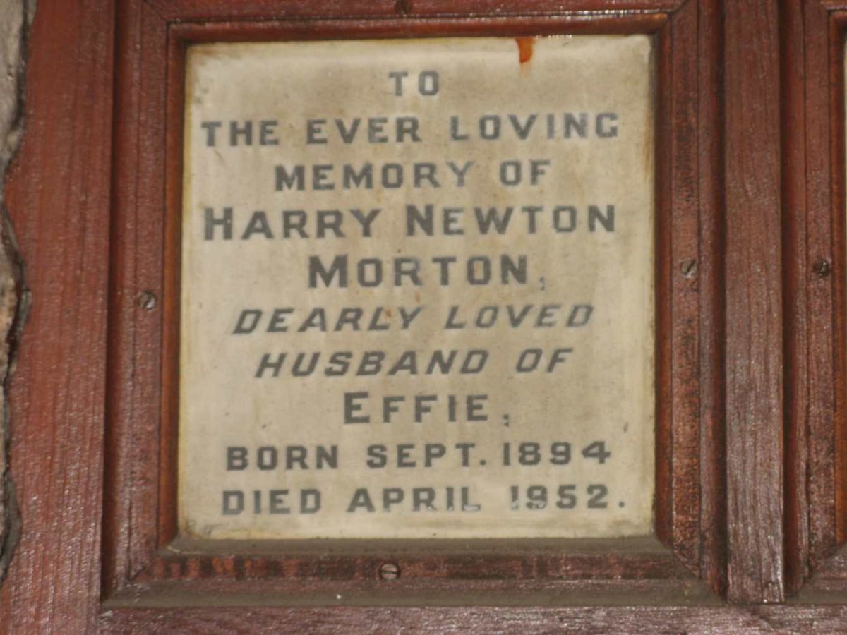 MORTON Harry Newton 1894-1952