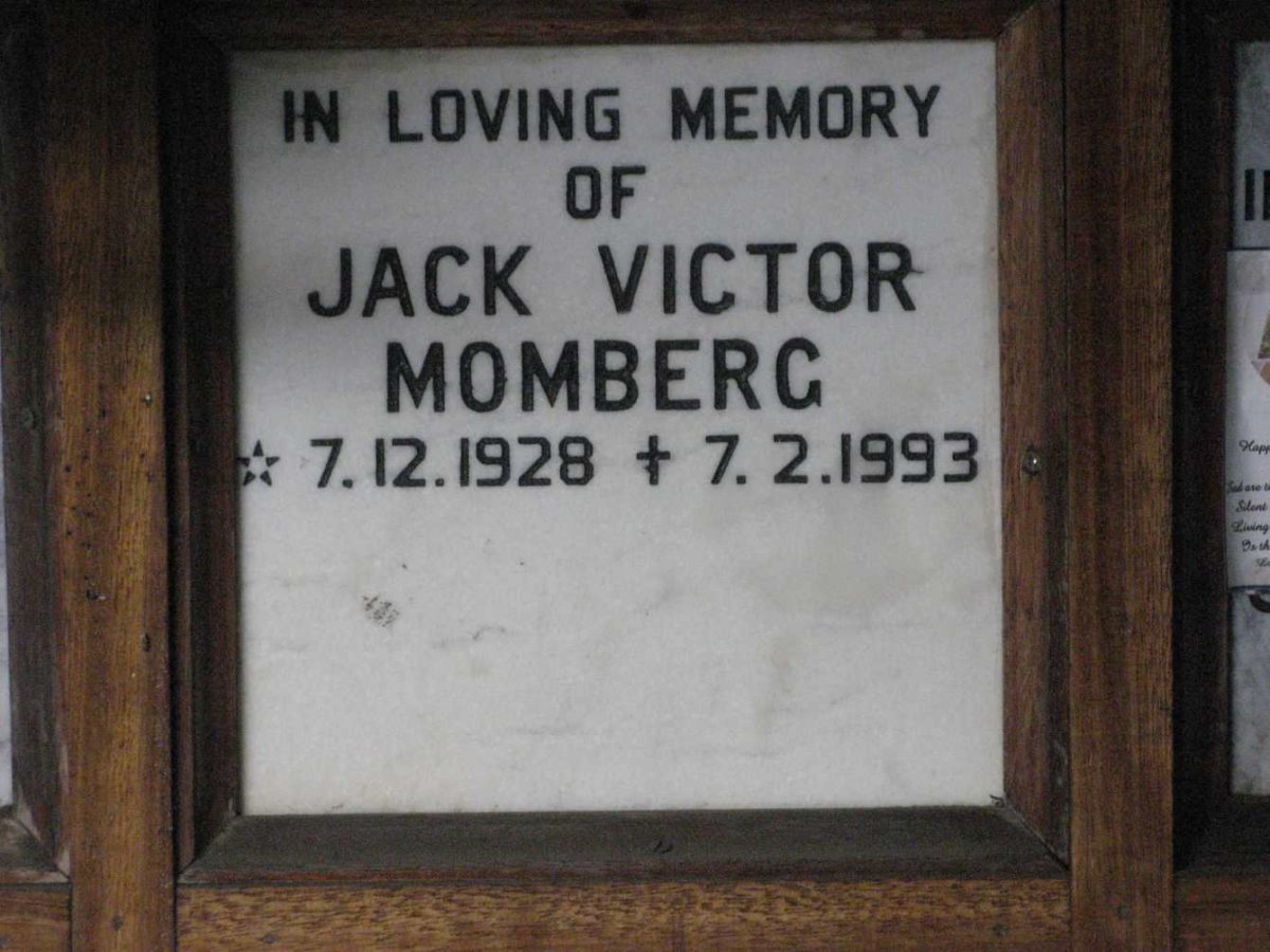 MOMBERG Jack Victor 1928-1993