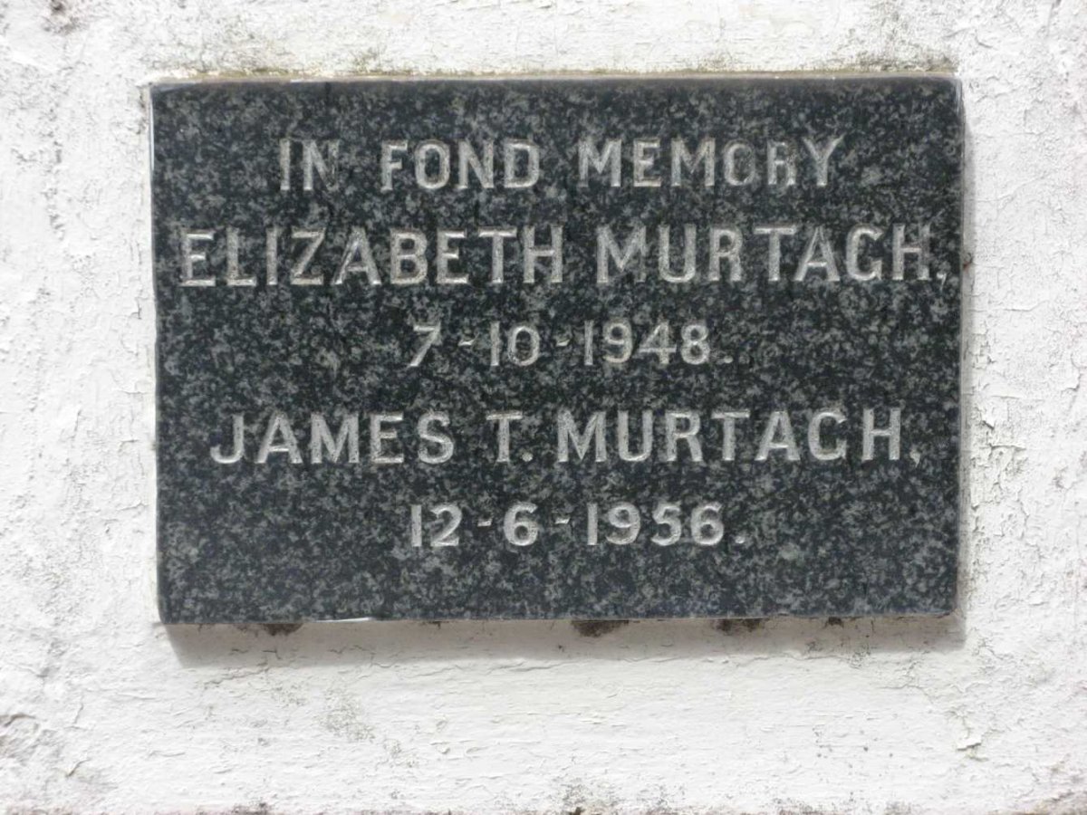 MURTAGH James T. -1956 &amp; Elizabeth -1948