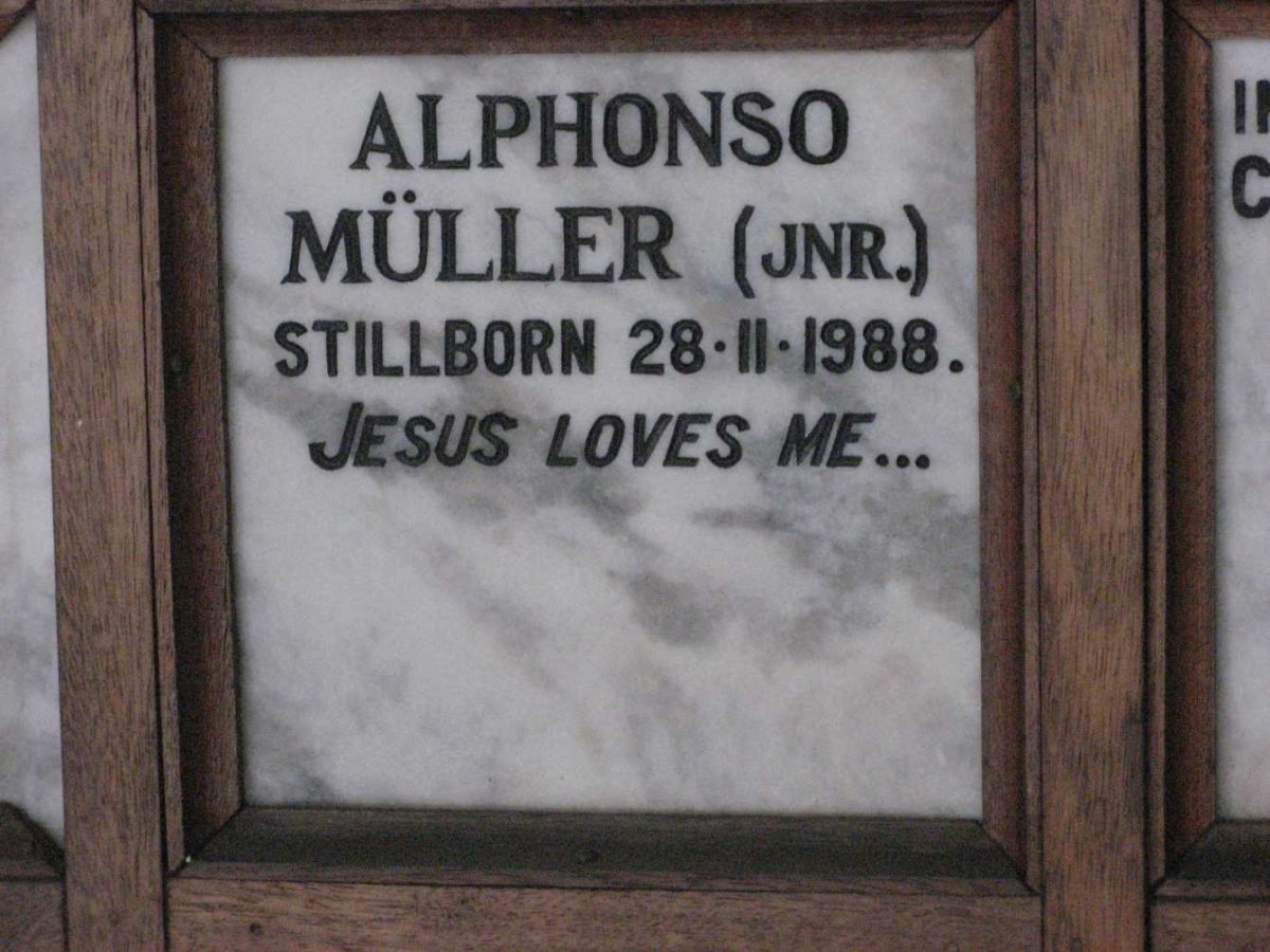 MÜLLER Alphonso -1988