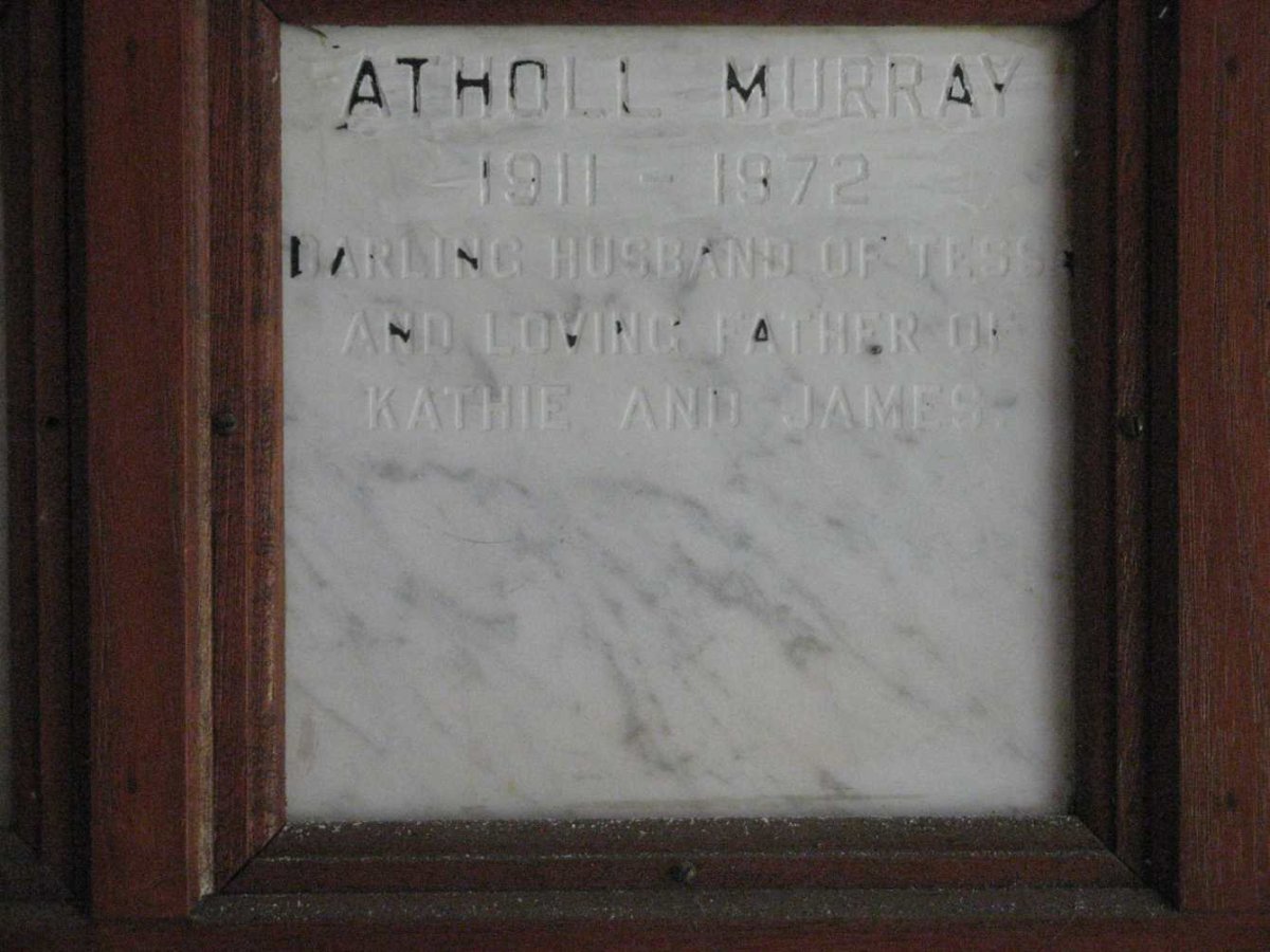 MURRAY Atholl 1911-1972