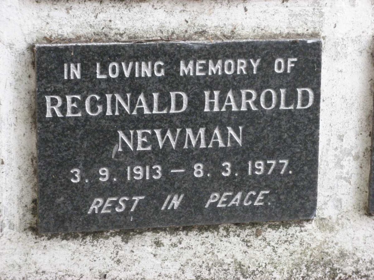 NEWMAN Reginald Harold 1913-1977