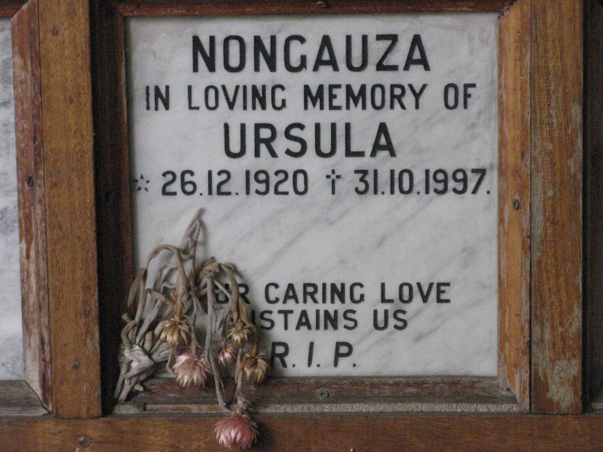 NONGAUZA Ursula 1920-1997