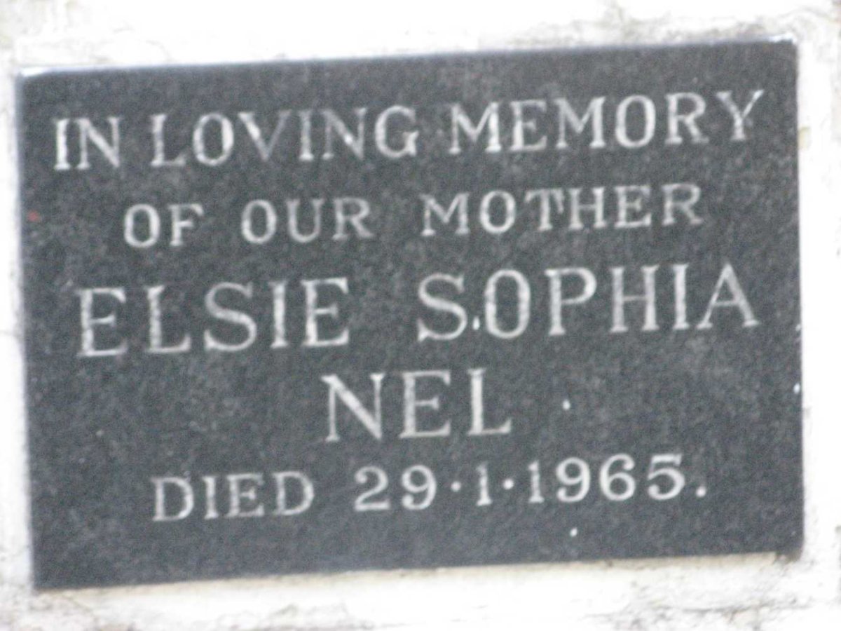 NEL Elsie Sophia -1965