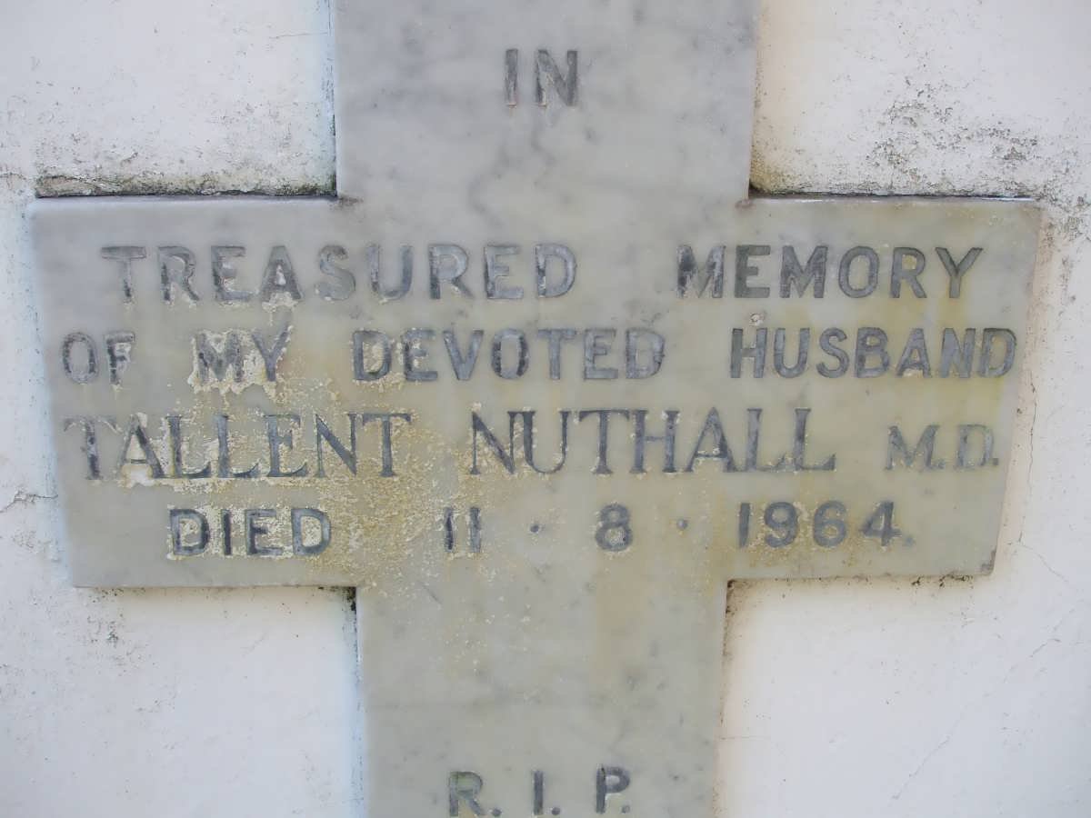 NUTHALL Tallent -1964