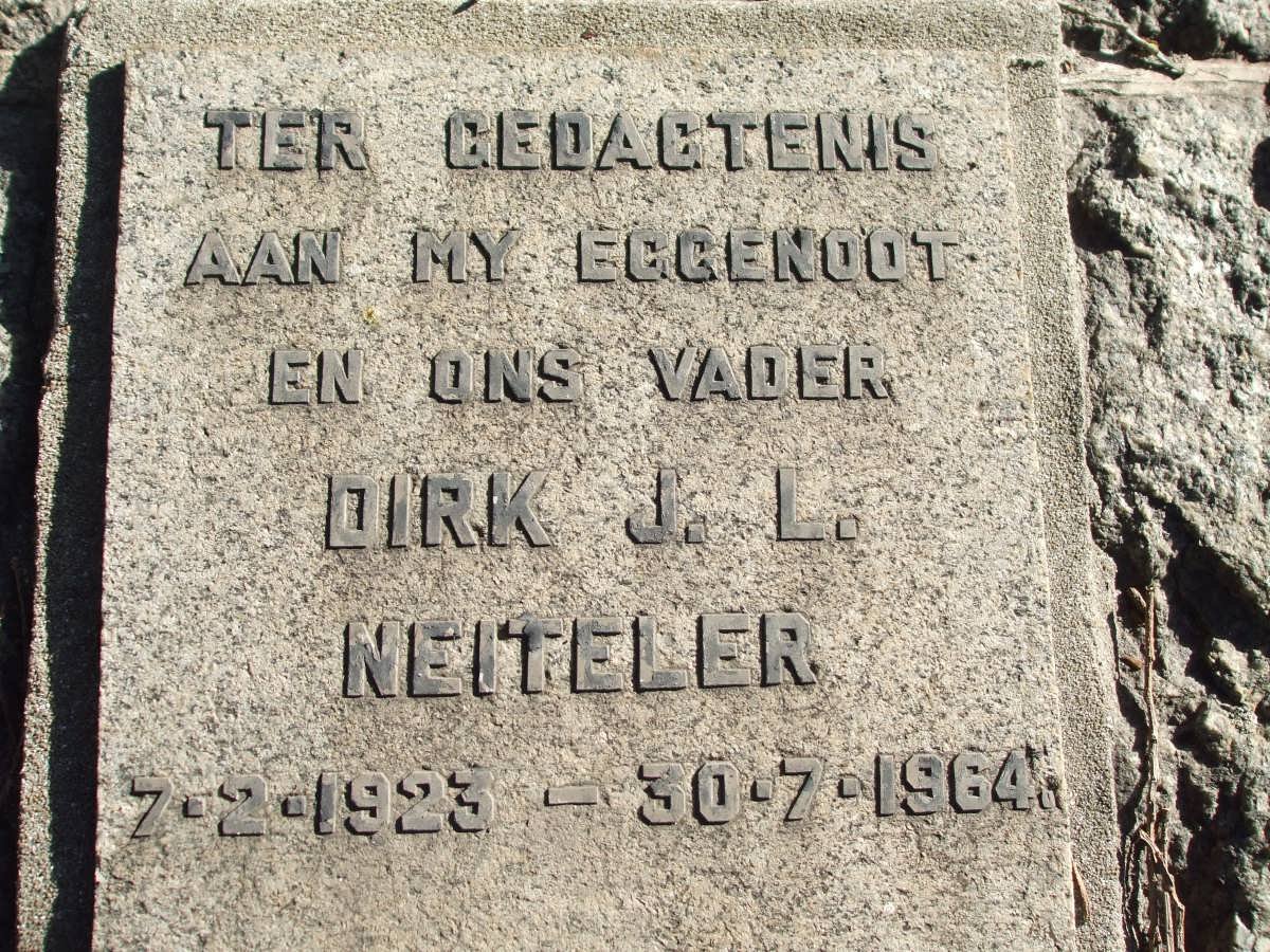 NEITELLER Dirk J.L. 1923-1964