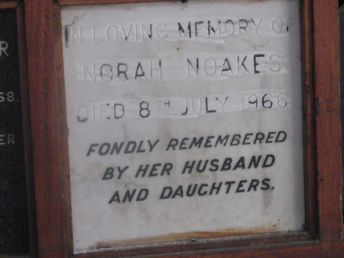 NOAKES Norah -1966