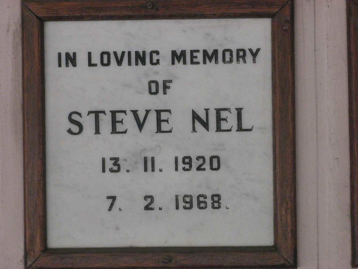 NEL Steve 1920-1968