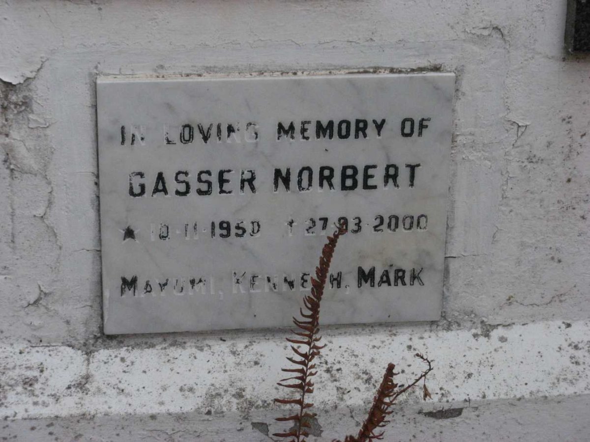 NORBERT Gasser 1950-2000
