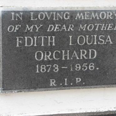 ORCHARD Edith Louisa 1873-1956