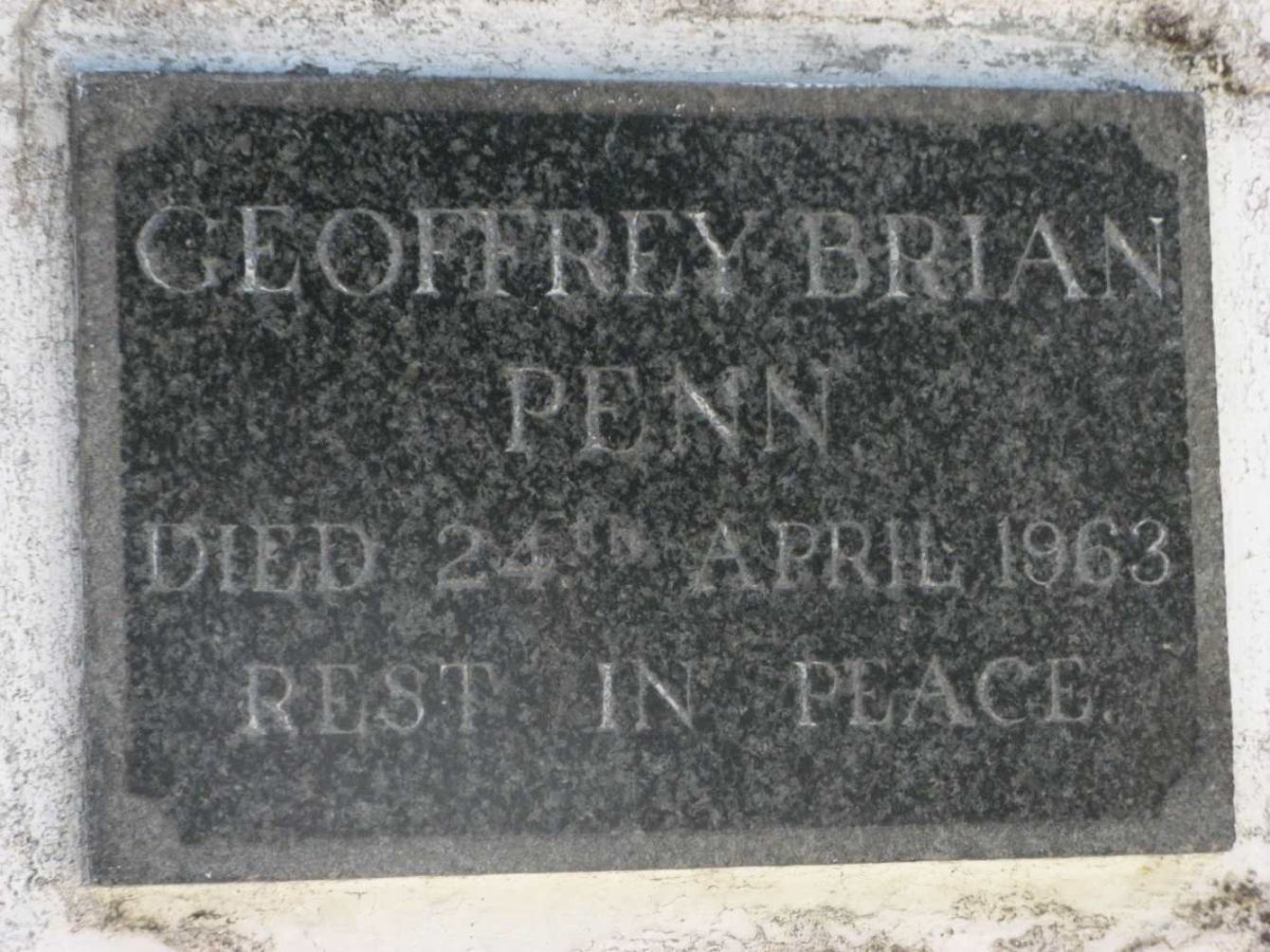 PENN Geoffrey Brian -1963