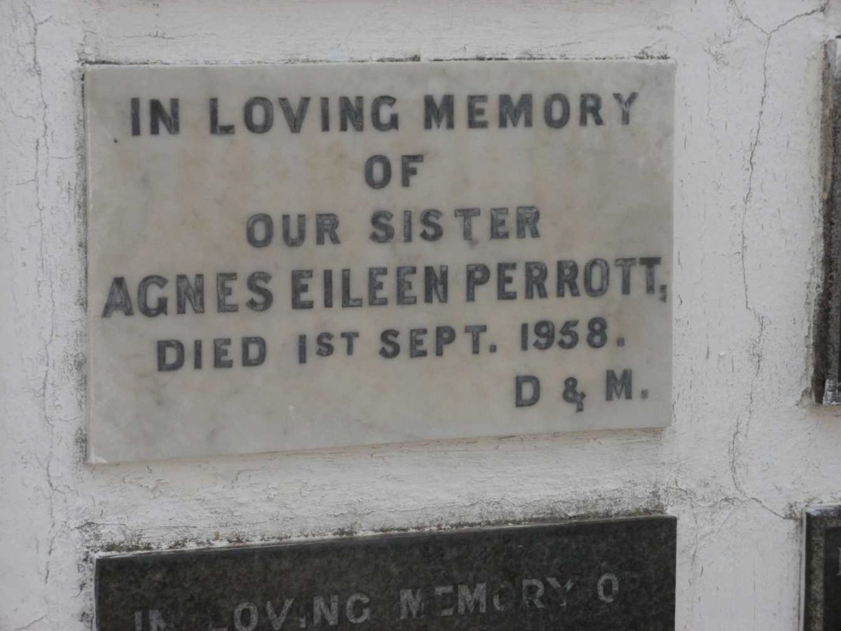 PERROTT Agnes Eileen -1958