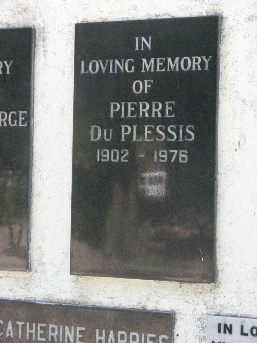 PLESSIS Pierre, du 1902-1976