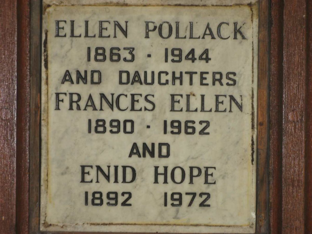 POLLACK Ellen 1863-1944 :: POLLACK Frances Ellen 1890-1962 :: POLLACK Enid Hope 1892-1972