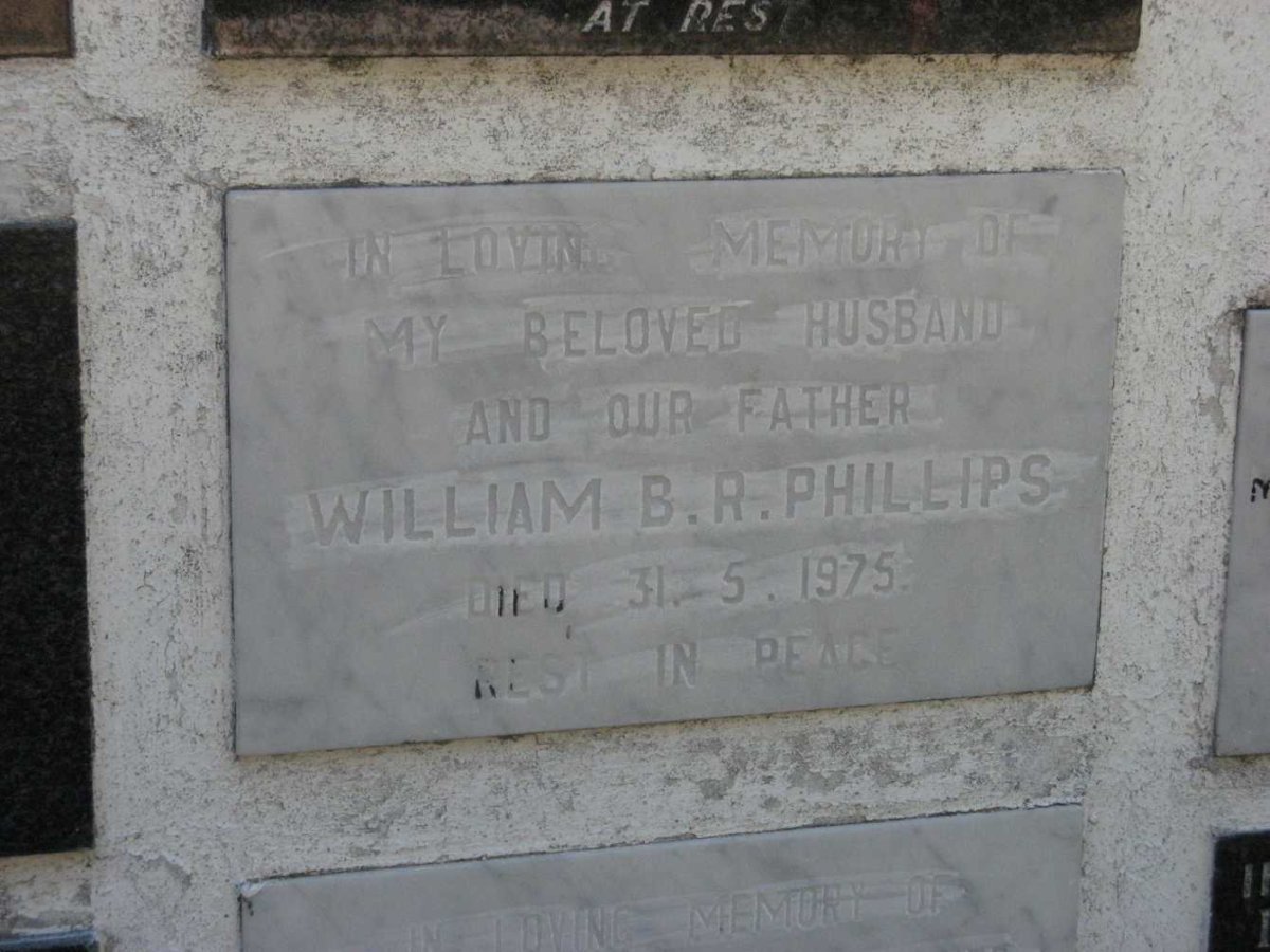 PHILLIPS William B.R. -1975