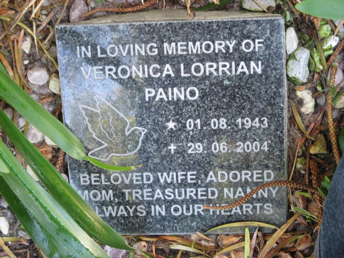 PAINO Veronica Lorrian 1943-2004