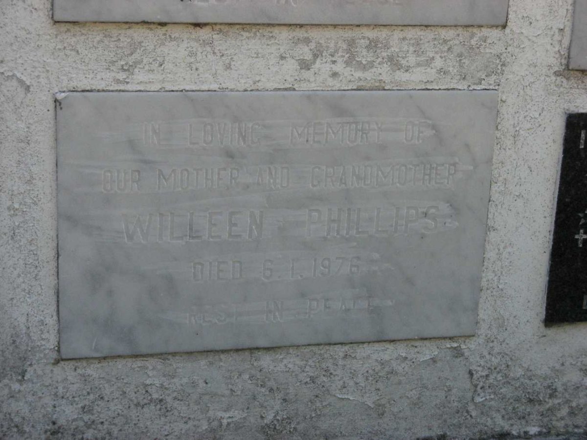 PHILLIPS Willeen -1976