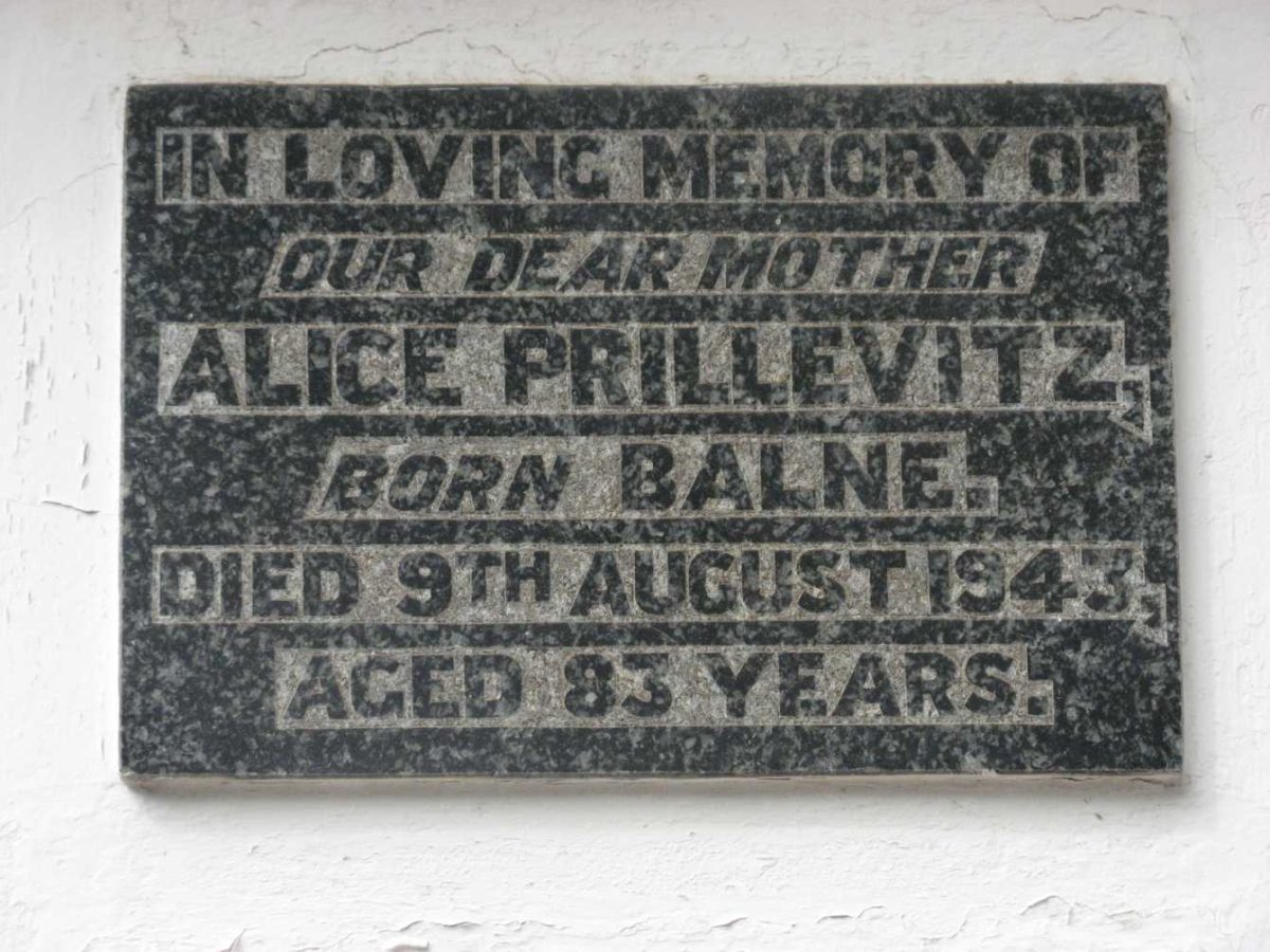 PRILLEVITZ Alice nee BALNE -1943