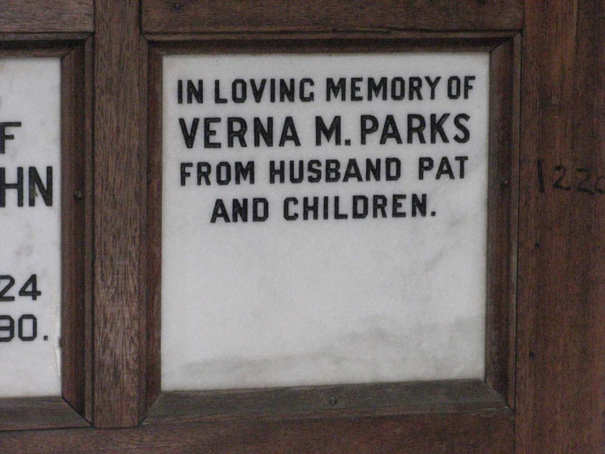 PARKS Verna M.