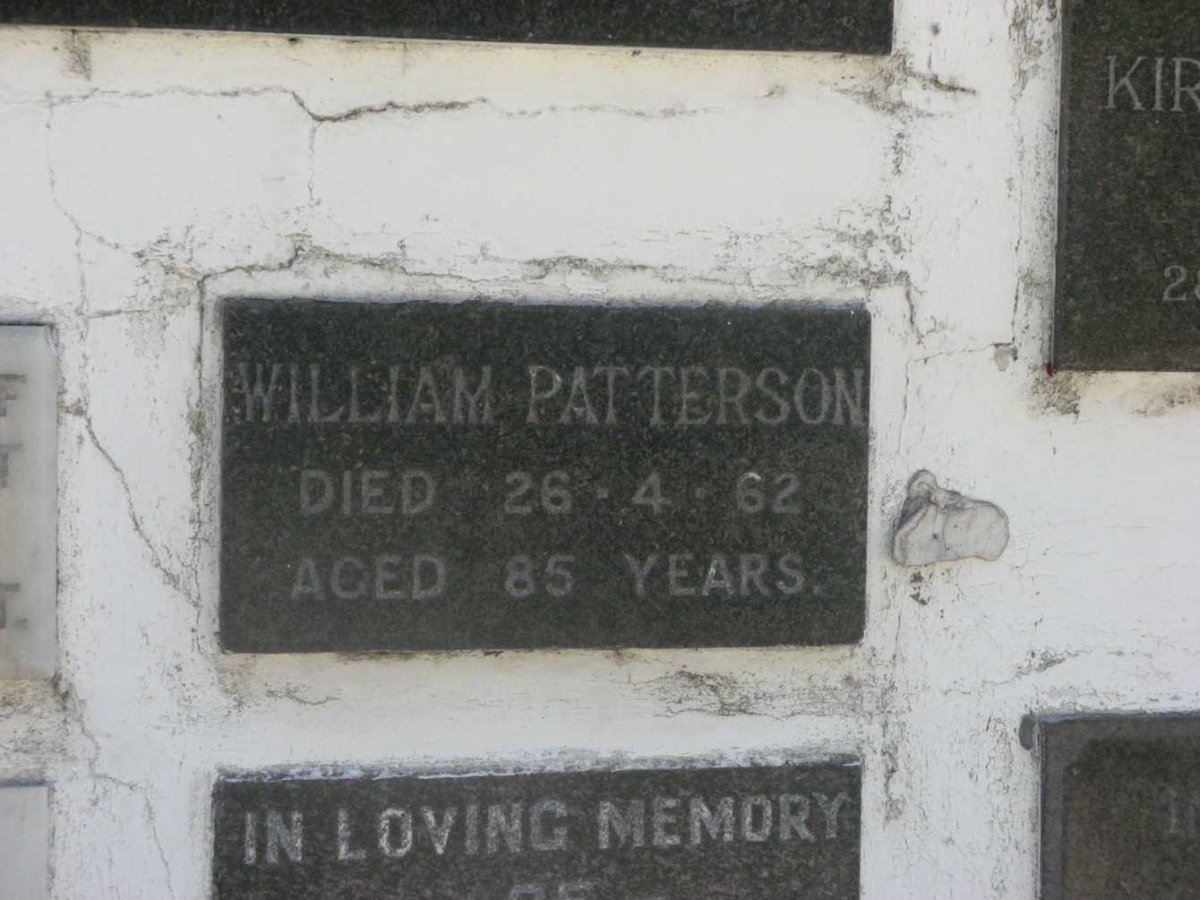 PATTERSON William -1962