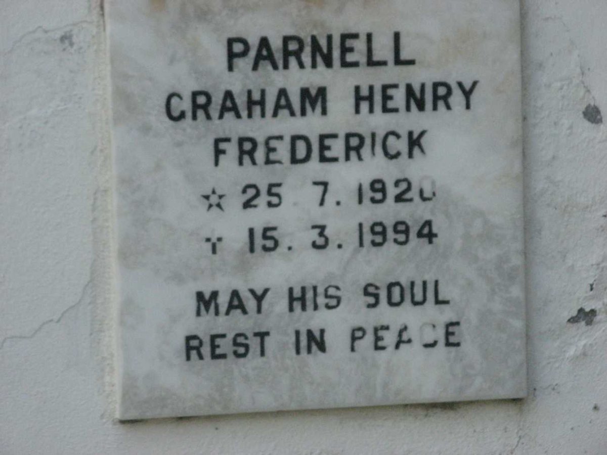 PARNELL Graham Henry Frederick 1920-1994