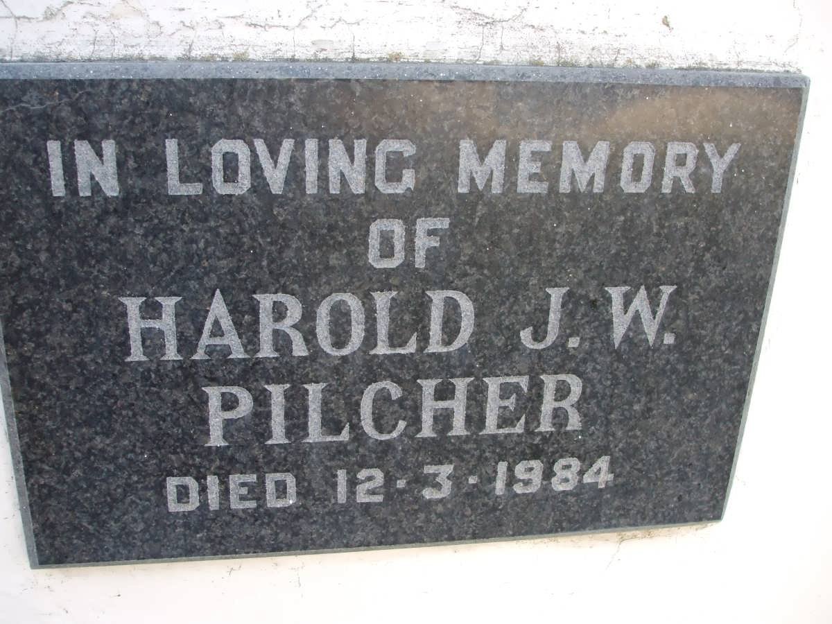 PILCHER Harold J.W. -1984