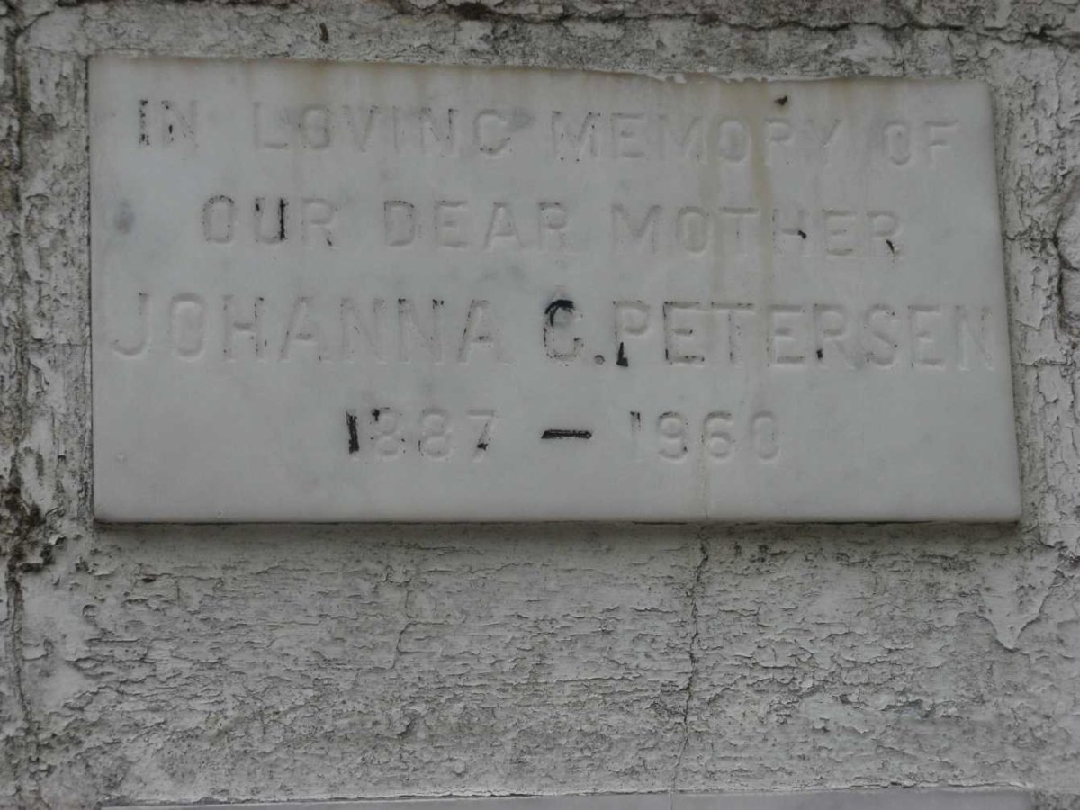 PETERSEN Johanna C. 1887-1960