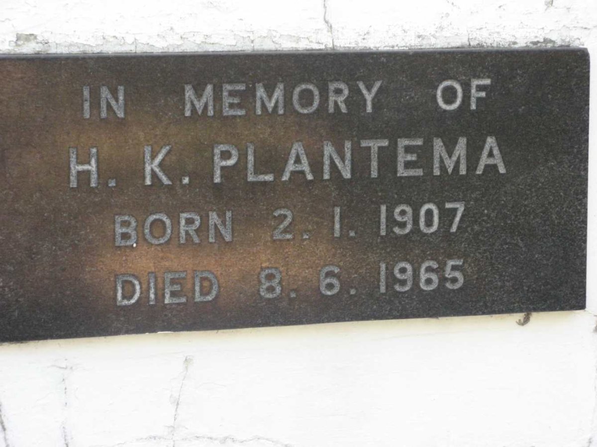 PLANTEMA H.K. 1907-1965