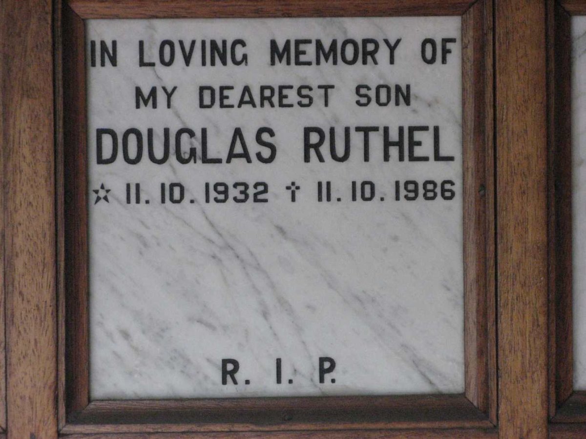 RUTHEL Douglas 1932-1986