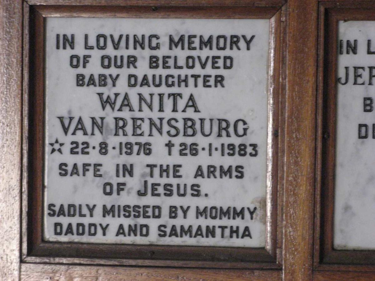 RENSBURG Wanita, van 1976-1983