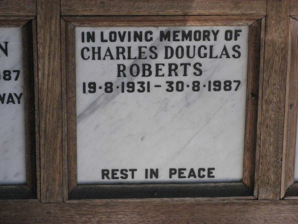 ROBERTS Charles Douglas 1931-1987