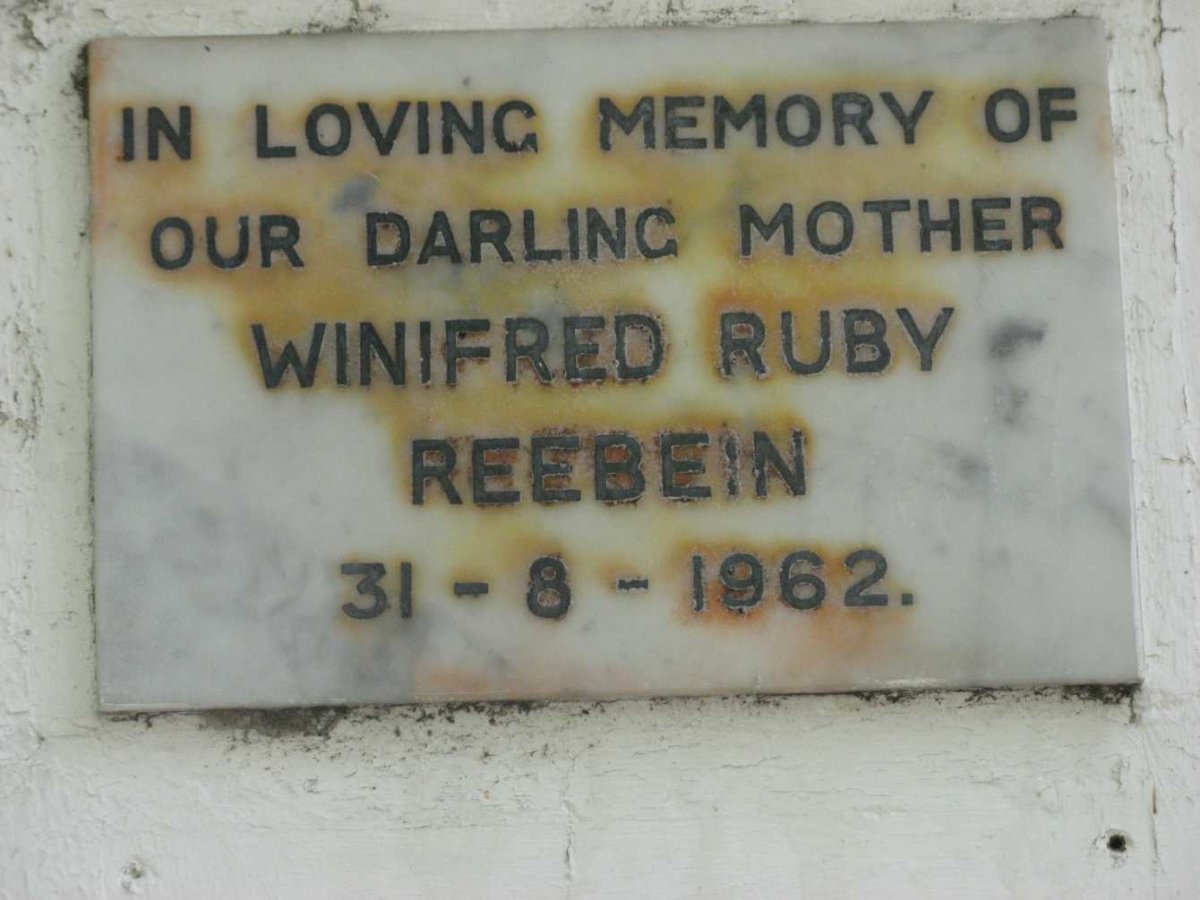 REEBEIN Winifred Ruby -1962