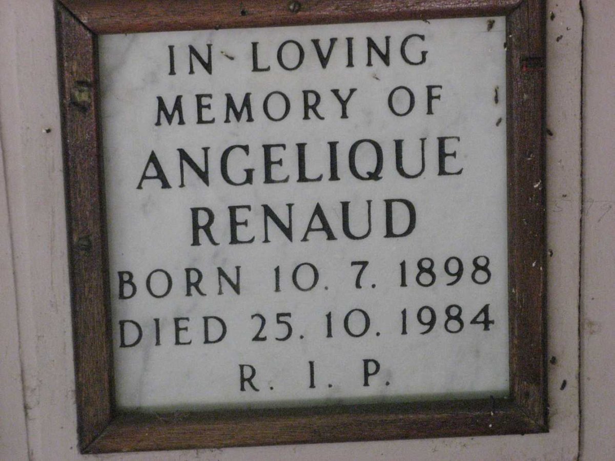 RENAUD Angelique 1898-1984