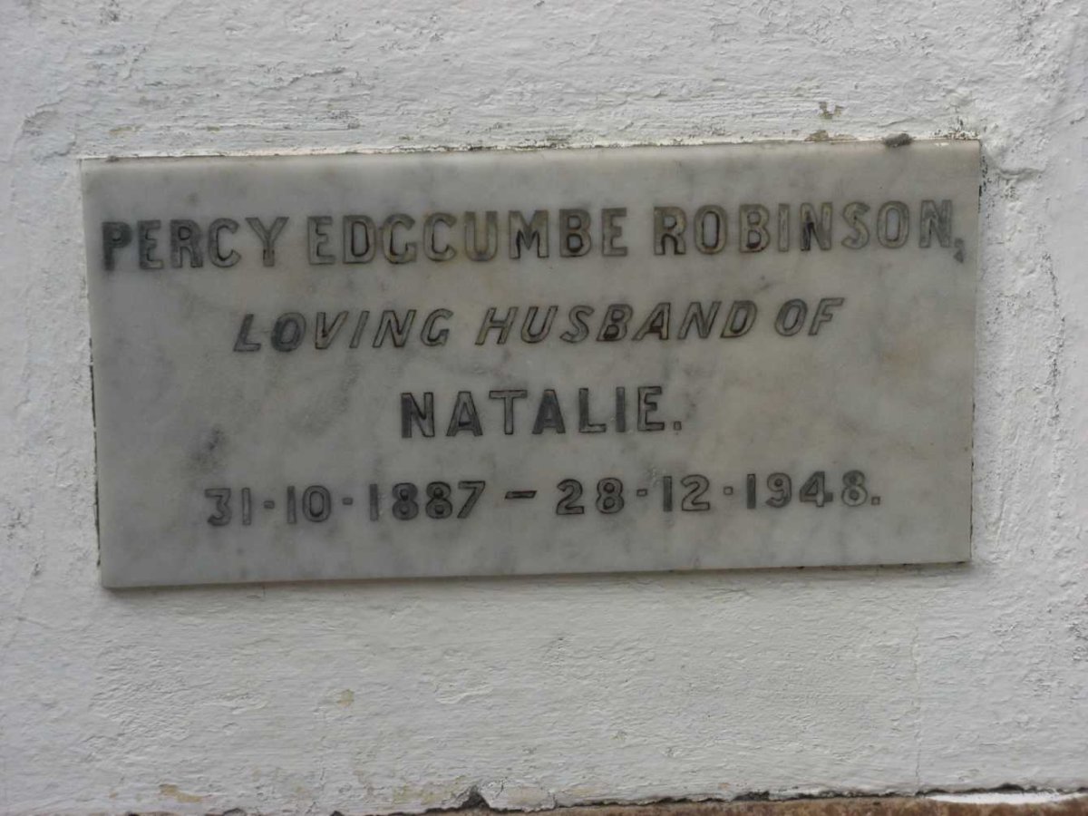 ROBINSON Percy Edgcumbe 1887-1948