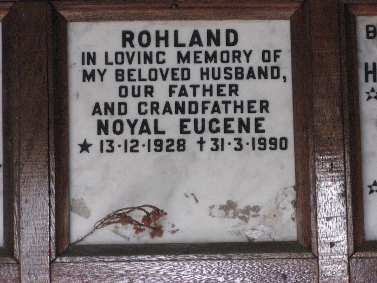 ROHLAND Noyal Eugene 1928-1990