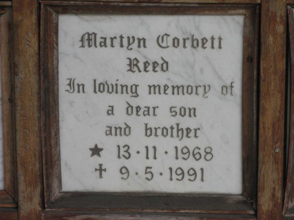 REED Martyn Corbett 1968-1991