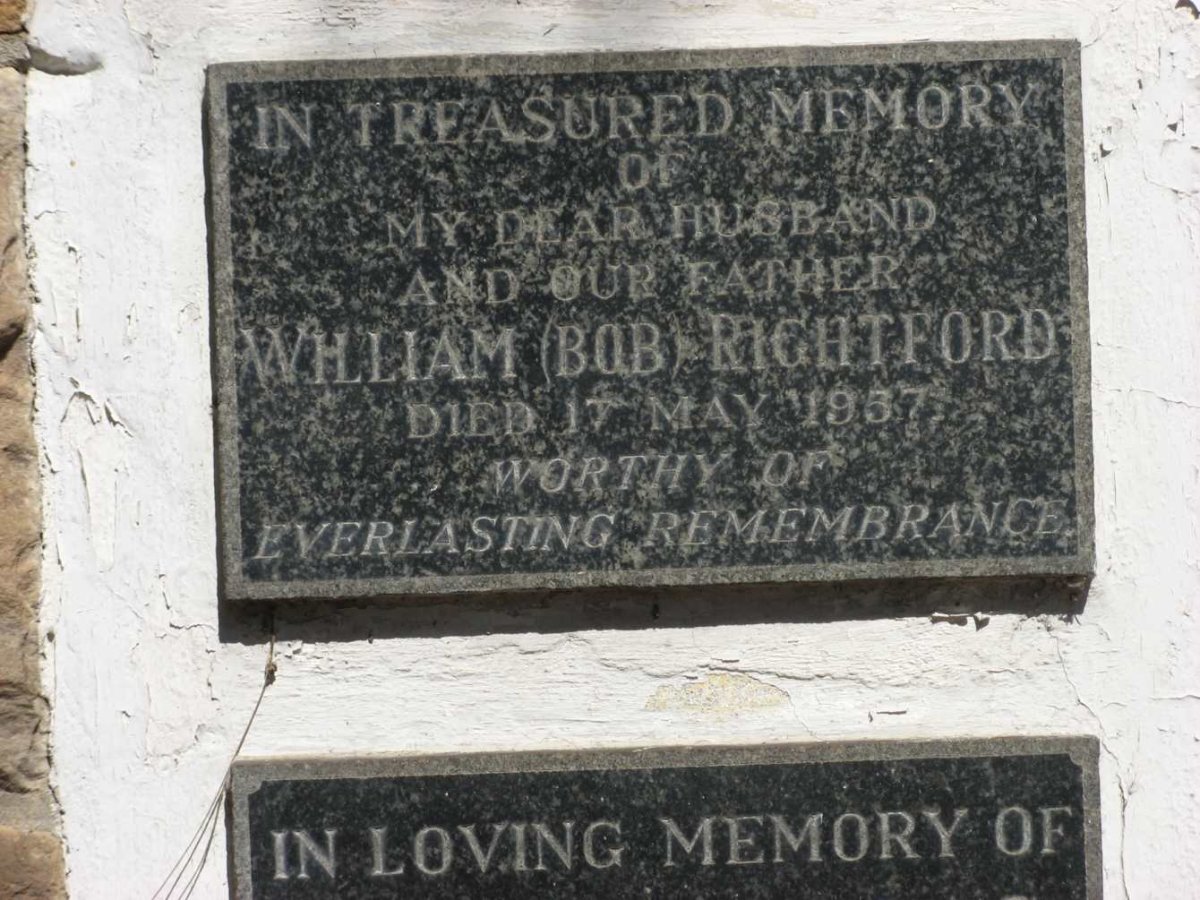 RIGHTFORD William -1937