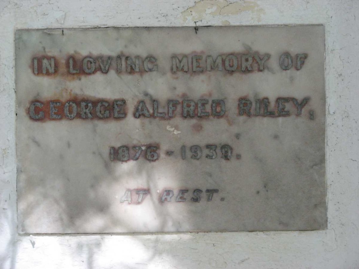 RILEY George Alfred 1876-1939