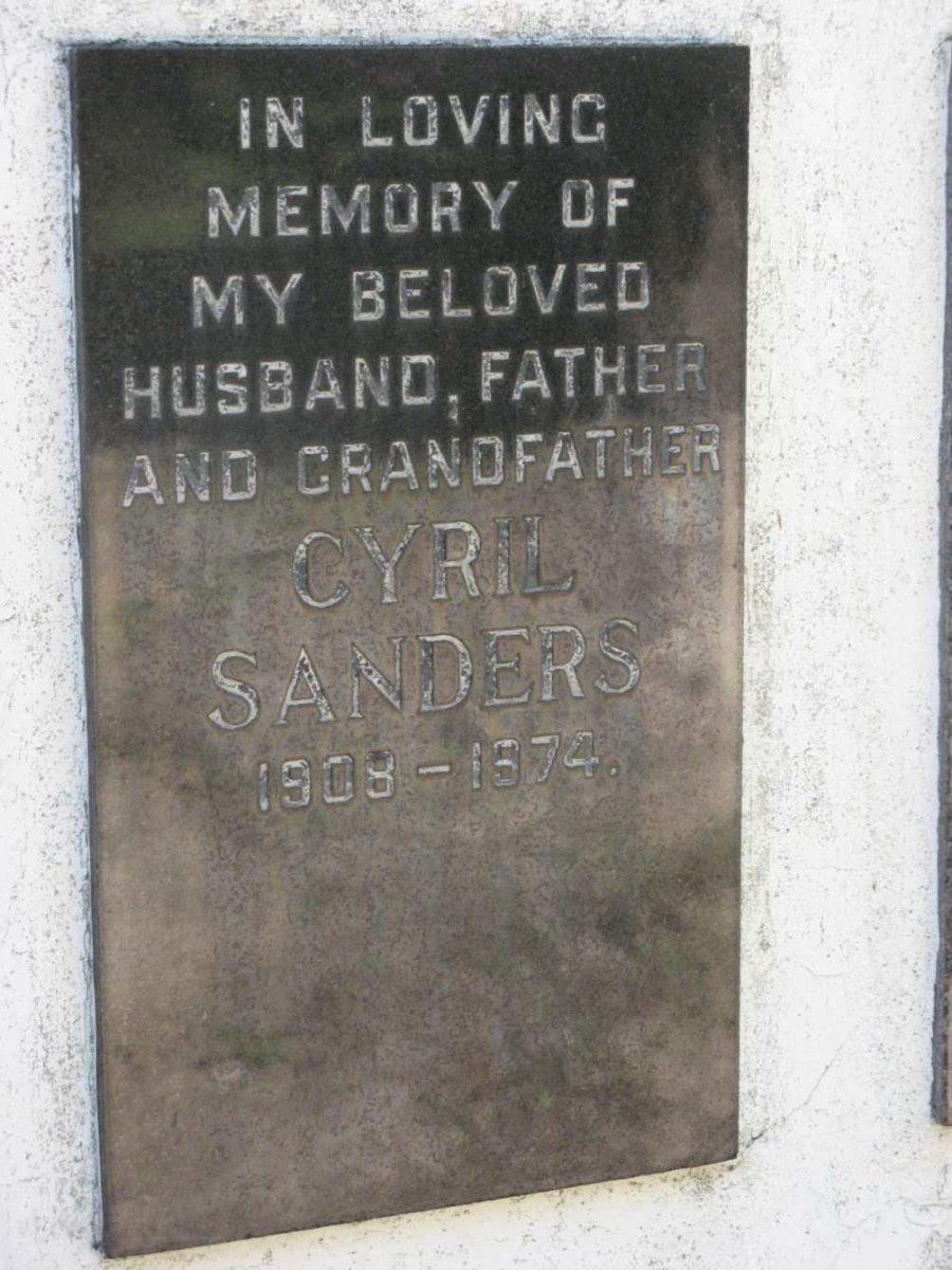 SANDERS Cyril 1908-1974